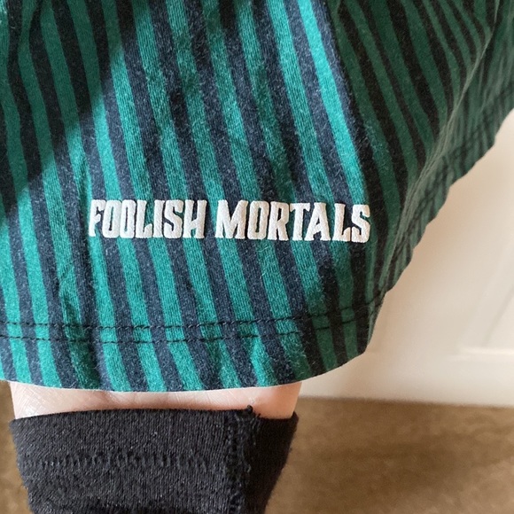 Disney Her Universe HM Haunted Mansion Striped Ghost Host Babydoll Dress - Picture 7 of 10